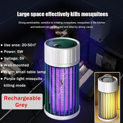 Ručni kućni električni reket protiv komaraca Reket za kukce Ubojice insekata Kućni vrt Lampa za zamku za muhe protiv komaraca
