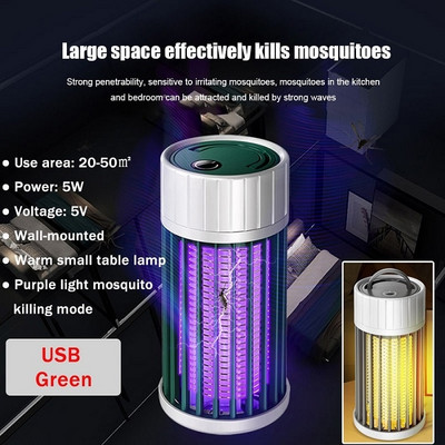 Ručni kućni električni reket protiv komaraca Reket za kukce Ubojice insekata Kućni vrt Lampa za zamku za muhe protiv komaraca