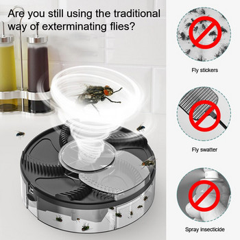 Електрическа автоматична мухоловка Fly Trap Fly Trap Pest Reject Control Repeller Indoor Outdoor Fly Insect Killer For Home Garden