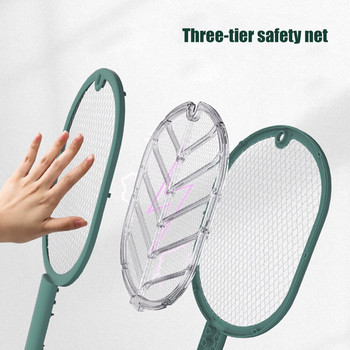 Електрически акумулаторен Flys Insect Racket Killer Swatter Catcher Trap Bug Mosquitos Repellent Insecticidal Wasp Pest Control