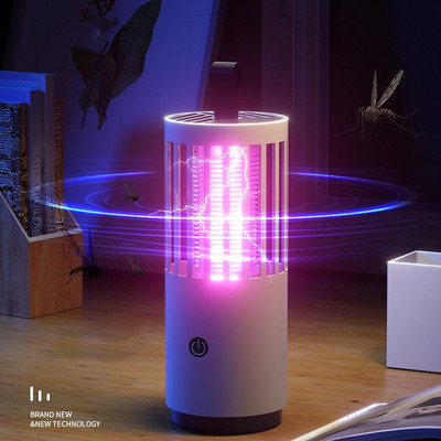 Elektrická lapač hmyzu 2 v 1, UV svetlo, USB nabíjateľná domáca pasca na hmyz, zabijak hmyzu