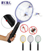 Mosquito Killer Електрическа мухобойка Pest Repeller Bug Zapper Racket Kills Electric Mosquito Anti Fly Дълга дръжка за стая