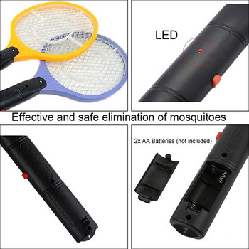 Mosquito Killer Electric Fly Swatter Pest Repeller Bug Zapper Racket Kills Electric Suquito Anti Fly Long Hand for Room