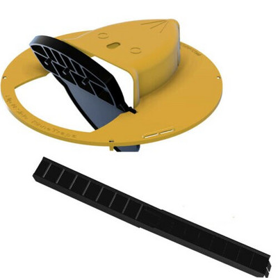 Daugkartinio naudojimo išmanusis pelės gaudyklė apverčiamas ir stumdomas kibiro dangtelis slydimo kibiro dangtelis pelės žiurkės gaudyklė apverčiamas pelės gaudyklė kibiras Pelės gaudyklė