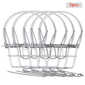 1/3/5db Fém nagy egércsapda menyétfogó rugós csapda kis rágcsálóketrec Vakondriasztó patkány egerek patkányfogó otthoni mezőgazdasági kellékek