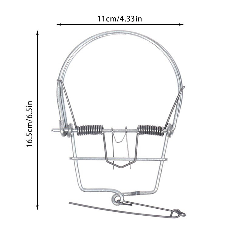 1/3/5db Fém nagy egércsapda menyétfogó rugós csapda kis rágcsálóketrec Vakondriasztó patkány egerek patkányfogó otthoni mezőgazdasági kellékek