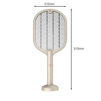 Електрическа ракета против комари UV лампа Fly Swatter USB Акумулаторна външна убиец на комари Bug Zapper Trap за домашна лампа против комари