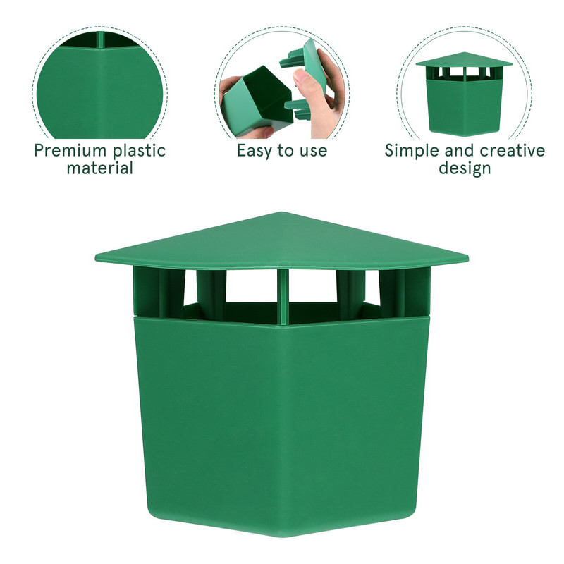 POPETPOP 4 ks plastových pascí na slimáky, lapače slimákov, záhradné lapače slimákov (náhodné farby)