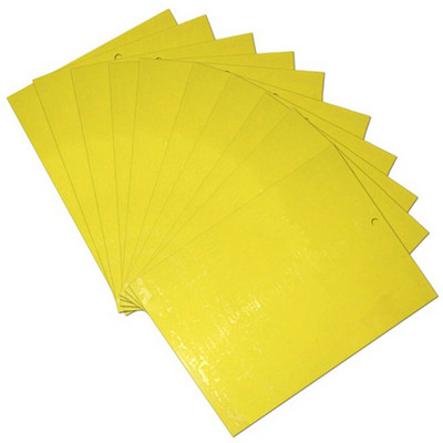 50 buc Placă lipicioasă anti-soare, impermeabilă, legume, flori, insecte, afide galbene, ucigaș de dăunători, prindere muște, capcană pentru insecte