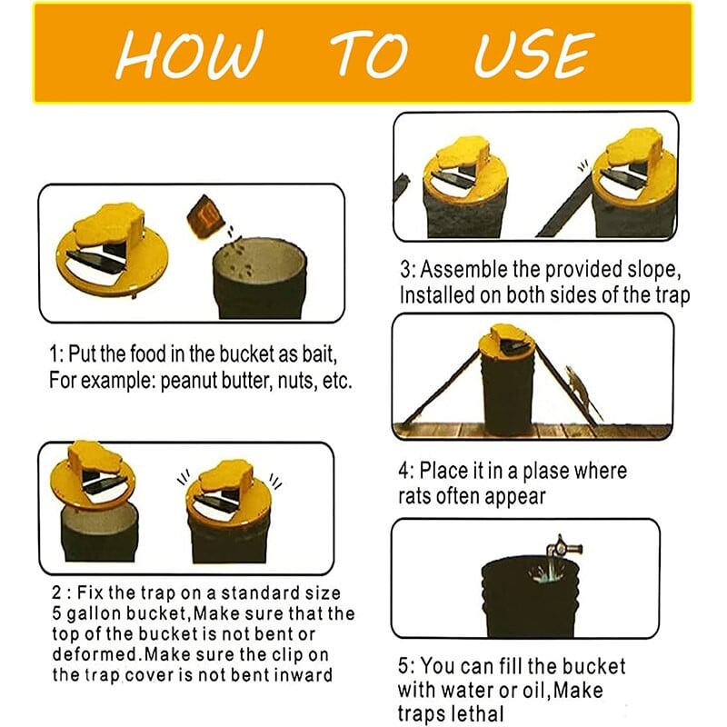 Automatické resetovanie plastovej vnútorné/vonkajšie posuvné vedro s opakovane použiteľným vedrom na myši, humánna alebo smrteľná pasca, prenosná viacúčelová pasca s automatickým resetom