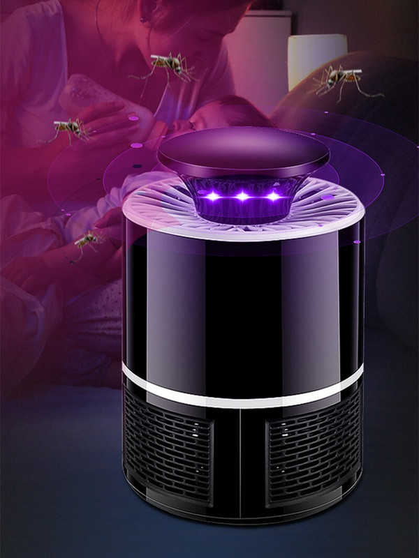 Lampă LED anti țânțari USB anti țânțari Swat Bug Zapper Capcană silențioasă pentru țânțari Ucigaș de insecte pentru casă, grădină, în aer liber