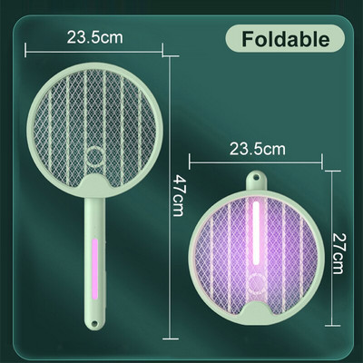 2022 m. Naujas besisukantis sulankstomas elektrinis uodų naikintuvas, buitinė lempa nuo uodų naikinimui, dvigubos paskirties USB įkraunama uodų gaudyklė