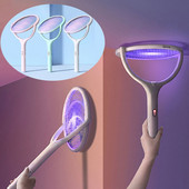 5 viename uodų žudymo lempa, daugiafunkcinis reguliuojamas kampas, 3500 V elektrinis USB įkraunamas uodų musių šikšnosparnis