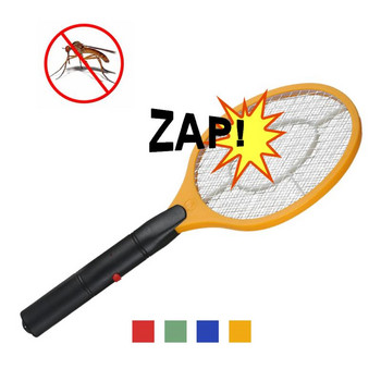 Επαναφορτιζόμενη USB ρακέτα κατά των κουνουπιών Swatter Zapper Trap Flies Insects Electric Racket Swatter Zapper AA Battery Zappers
