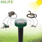 HILIFE Ultrazvukový odpudzovač krtkov, odpudzujúci škodcov, solárna energia, had, vták, komár, myš, odpudzujúci škodcov, vonkajšia záhrada