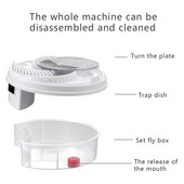 Atnaujinta versija USB musių gaudyklės automatinis kenkėjų gaudytojas, musių žudikas, elektrinis musių gaudyklės įrenginys, vabzdžių kenkėjų atmetimo kontrolės gaudyklė