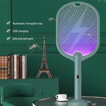 4000V електрическа ракета за насекоми Swatter Zapper USB акумулаторна лятна Mosquito Swatter Kill Fly Bug Zapper Killer Trap Гореща разпродажба