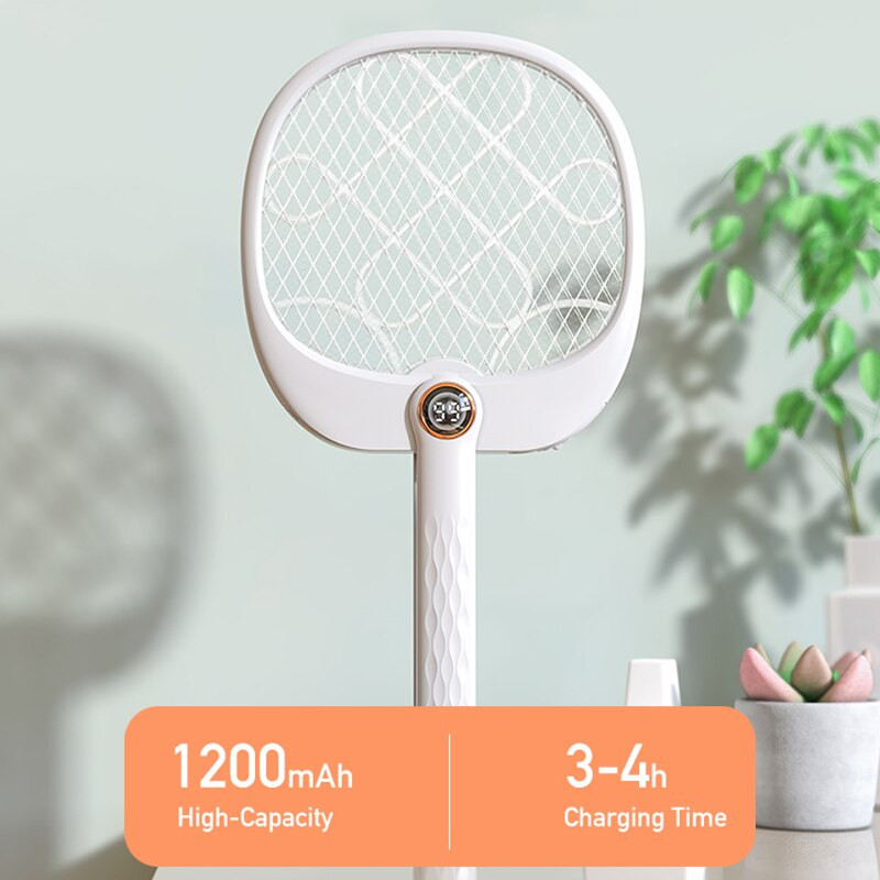 3000 V elektrinis uodų gaudyklė, USB įkraunamas žudantis musių vabzdžių gaudyklė 2IN1, besisukantis, sulankstomas, nutildytas vabzdžių gaudyklė, 2022 m.