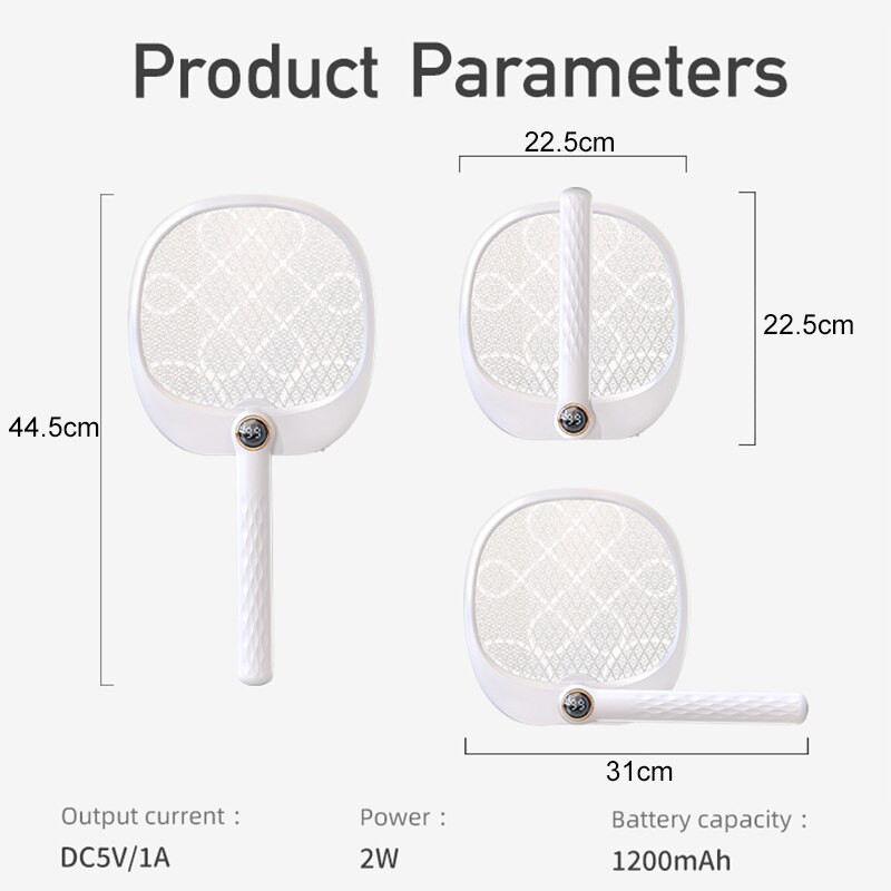 3000 V elektrinis uodų gaudyklė, USB įkraunamas žudantis musių vabzdžių gaudyklė 2IN1, besisukantis, sulankstomas, nutildytas vabzdžių gaudyklė, 2022 m.