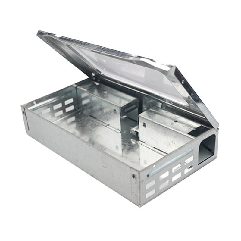 Kovová viacnásobná návnada na hlodavce a potkany, pasca na myši