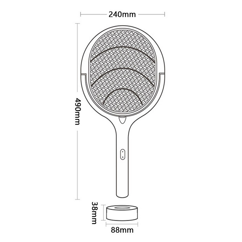 5v1 3500V lampa na zabíjanie komárov multifunkčná uhlová nastaviteľná elektrická lampa na zabíjanie komárov USB nabíjateľná inteligentná plácačka na komáre