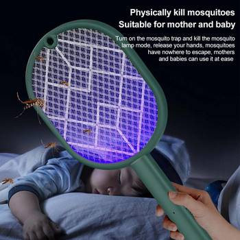 Mosquito Zapper Electric Insect Racket Swatter Zapper USB акумулаторна лятна Mosquito Swatter Kill Fly Zapper Killer Trap 3000V