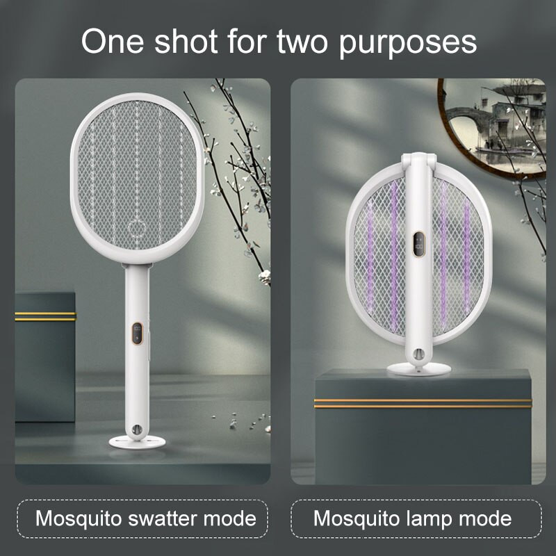 Elektrická raketa na komáre, nabíjateľná cez USB, pasca na komáre, zabijak komárov, plácačka na muchy, elektrický zabijak hmyzu