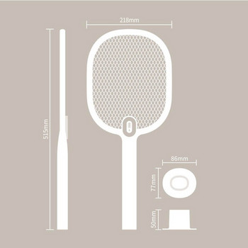 youpin Electric Mosquito Swatter Layers Mesh Electric Handheld Mosquito Killer Insect Fly Bug Mosquito Swatter Killer