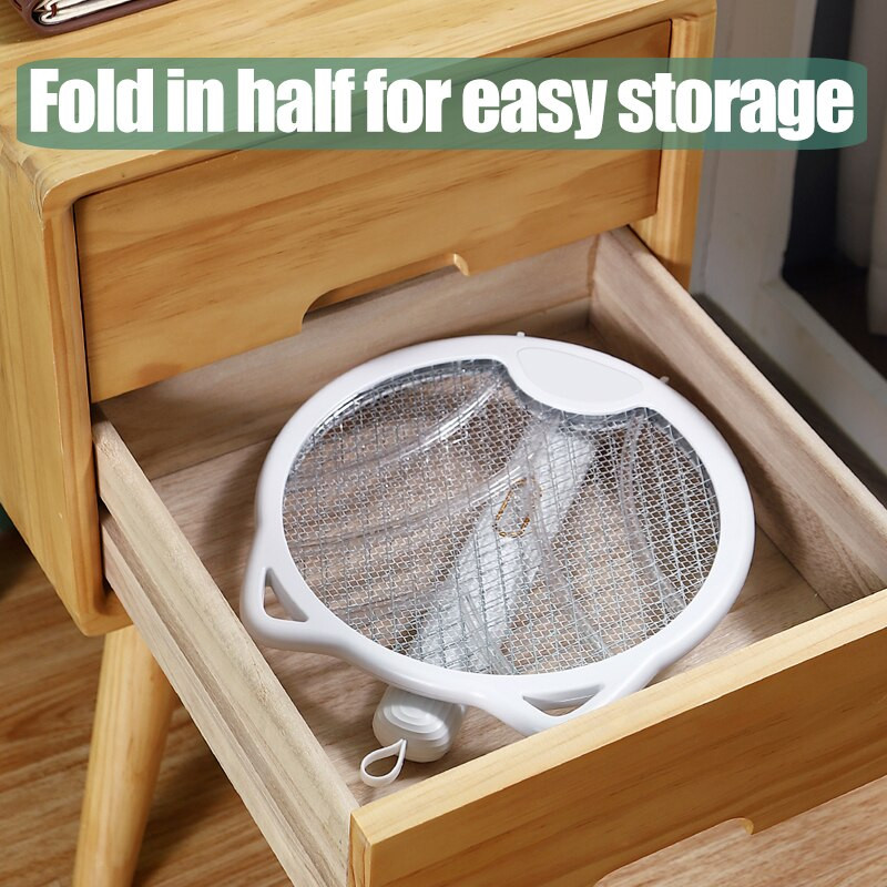 Elektrická plácačka na komáre Skladací zabijak proti komárom pre mačky, šokový odpudzovač komárov, hmyz, pasce na komáre, obývacia izba, interiér