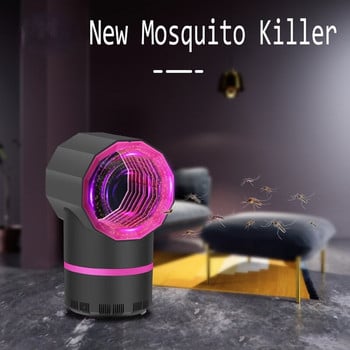 3 В 1 LED лампа за унищожаване на комари 3000V Електрическа лампа за унищожаване на насекоми USB акумулаторна мухобойка Капан против комари