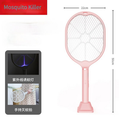 3 viename LED lempa nuo uodų naikinimui 3000 V elektrinis vabzdžių naikintuvas USB įkraunamas musių gaudyklė nuo uodų