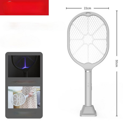 3 viename LED lempa nuo uodų naikinimui 3000 V elektrinis vabzdžių naikintuvas USB įkraunamas musių gaudyklė nuo uodų