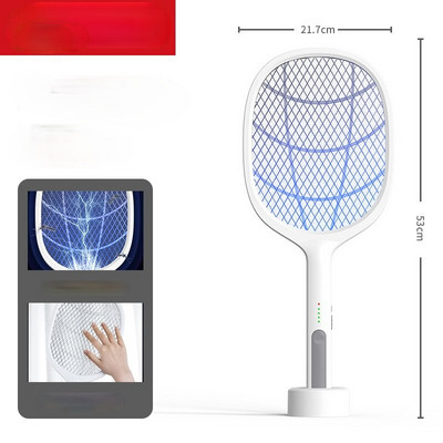 3 viename LED lempa nuo uodų naikinimui 3000 V elektrinis vabzdžių naikintuvas USB įkraunamas musių gaudyklė nuo uodų