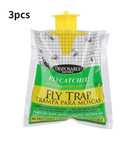 3/6 kom. Viseća zamka za muhe, jednokratna torba za hvatanje muha, zamka za komarce, hvatač zamke za muhe, ose, ubojice insekata, zamke za muhe za vanjsku upotrebu