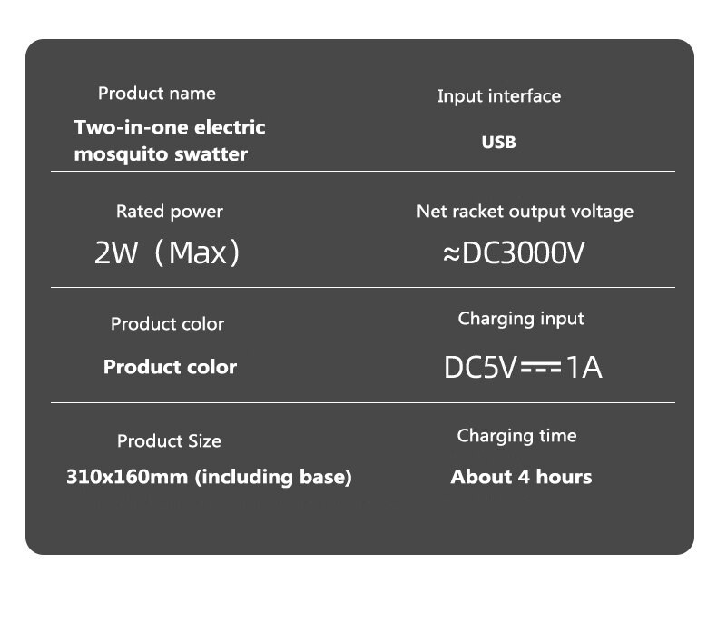 Elektrinė vabzdžių raketė, USB įkraunama uodų svaidyklė Kill Fly Bug Killer Trap uodų lempa, skirta svetainei