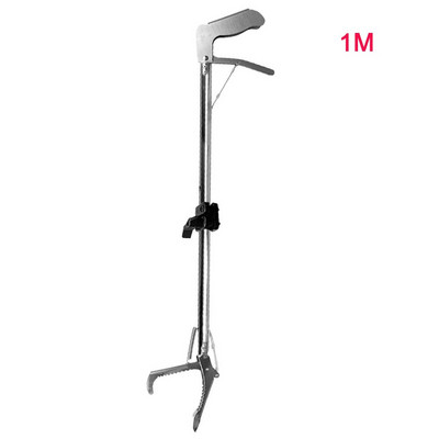 Kokkupandav, vastupidav professionaalne haaratsipüüdja välistööriist roomaja laia lõuaga klamber, iselukustuv ussitang roostevabast terasest