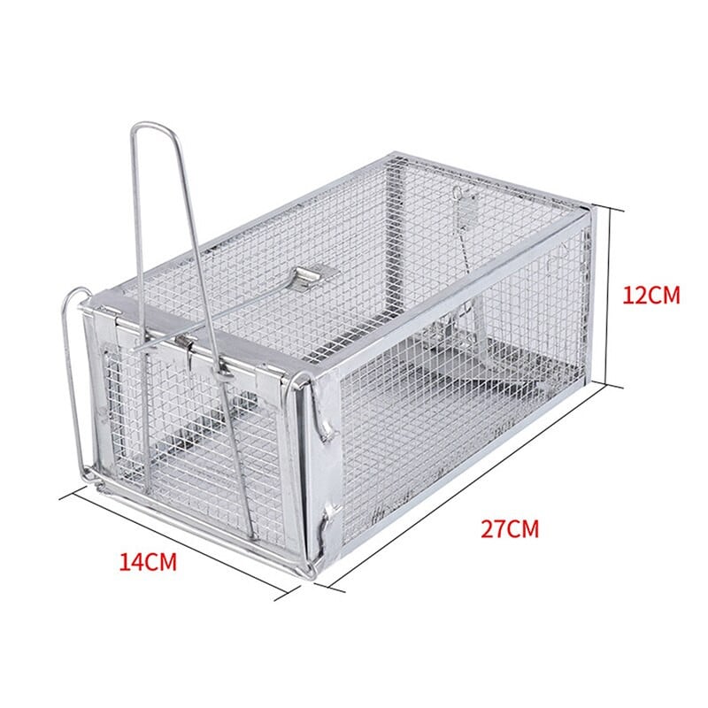 Sulankstomas ir daugkartinis pelių gaudyklė, medžioklė, laukinė katė, pelės narvas, masalas graužikams gaudantis pelėkautas karštai cinkuotas geležis