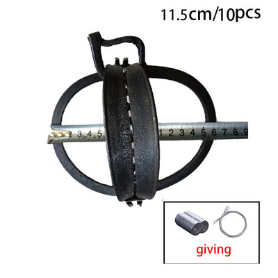 11,5 cm loomalõksud Rebased, koprad, küülikud, oravad, hiired, saarmad, kevadlõksud jahipidamiseks