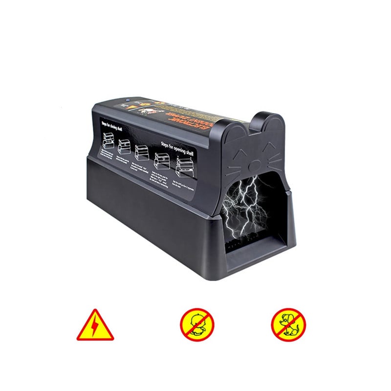 Domáca elektronická pasca na myši, napätie 7000 V, zabijak hlodavcov, záhradný dvor, odpudzovač hmyzu, bezpečný a spoľahlivý nástroj na odchyt hlodavcov