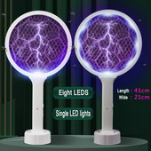 3000 V elektrinis musių naikintuvas su UV šviesa USB įkraunama LED lempa vasaros uodų gaudyklės raketė nuo vabzdžių vabzdžių