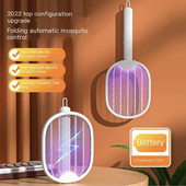 Sulankstoma elektrinė uodų žudiko raketė, musių naikintuvas, 2 in 1 3000 V atbaidantis lempos gaudyklė, vasarinis lauko uždaras