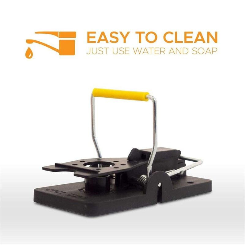 Pasca na myši, opakovane použiteľná a ľahko použiteľná, zacvakávacia, balenie 6 kusov