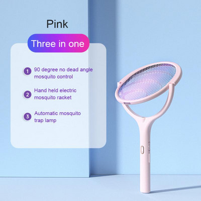 90 laipsnių pasukama lemputė nuo uodų žudymo lempa elektrinis šokintuvas UV lemputė USB įkrovimas vabzdžių gaudyklė.