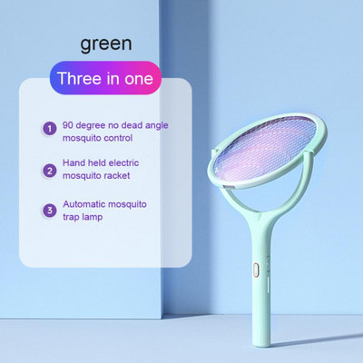 90 laipsnių pasukama lemputė nuo uodų žudymo lempa elektrinis šokintuvas UV lemputė USB įkrovimas vabzdžių gaudyklė.