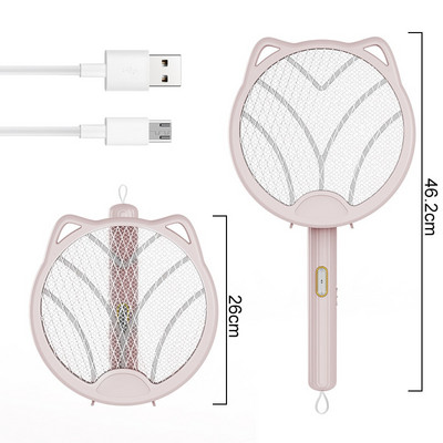 Elektrinis uodų gaudytuvas sulankstomas katės ausis nuo uodų naikintuvo smūgis nuo uodų vabzdžių uodų gaudyklės Svetainė viduje