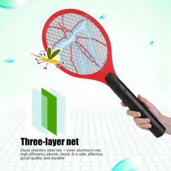 Лятна анти-комарна муха Безжична батерия Power Electric Fly Mosquito Swatter Bug Zapper Racket Insects Killer Home Bug Zappers