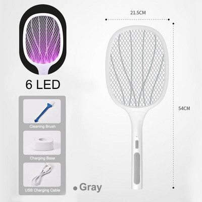 Dva v jednom 10 LED UV pasca na komáre, elektrický zabijak proti hmyzu, nabíjanie cez USB, letná mucholapka, pasca na hmyz