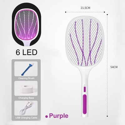 Dva v jednom 10 LED UV pasca na komáre, elektrický zabijak proti hmyzu, nabíjanie cez USB, letná mucholapka, pasca na hmyz