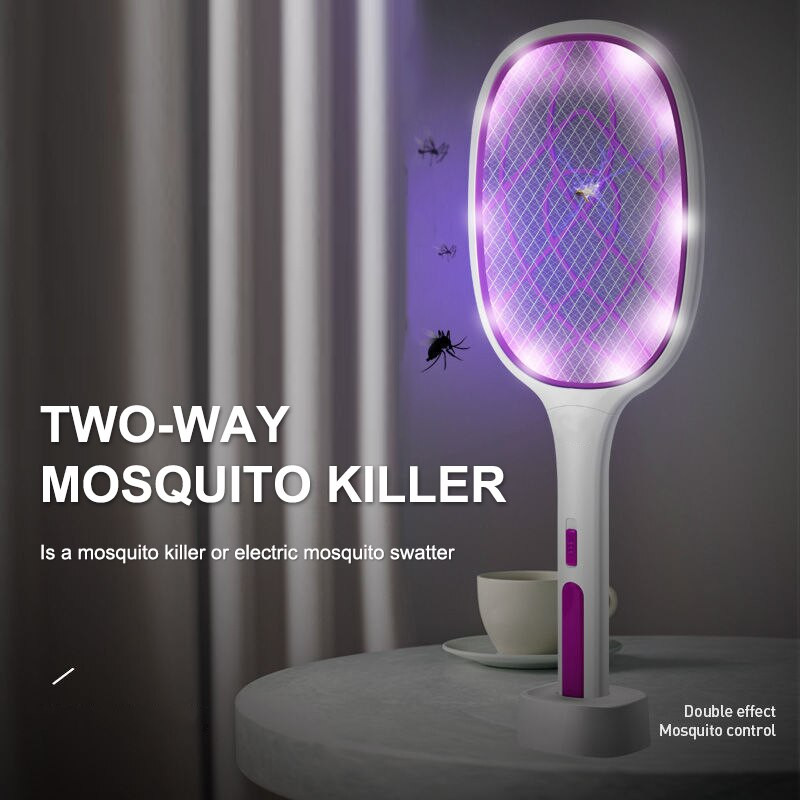 Dva v jednom 10 LED UV pasca na komáre, elektrický zabijak proti hmyzu, nabíjanie cez USB, letná mucholapka, pasca na hmyz