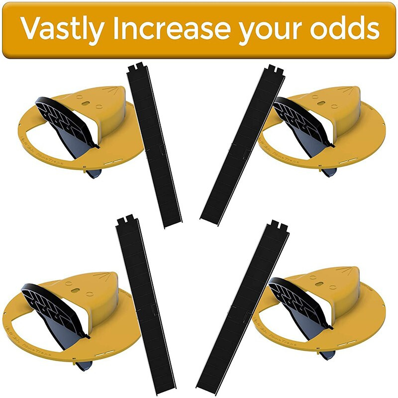 Kibiro dangčio durelių stiliaus pelių gaudyklė, skirta naudoti lauke, daugkartinio naudojimo išmaniosios pelės žiurkės gaudyklė, plastikinė apverčiama skaidrė